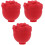 3Pcs Mini Red Silicone Mold for Eye and Face Massage 5
