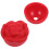3Pcs Mini Red Silicone Mold for Eye and Face Massage 3