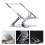 Multifunktionaler Notebookhalter Aus Aluminium Silber 6