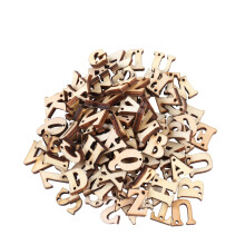 150Stk Holzbuchstaben Unfertig Mit Khaki Für