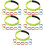 40Stk Elastische Team-Rennbänder Robustem Oxford-Material 9