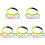 40Stk Elastische Team-Rennbänder Robustem Oxford-Material 4