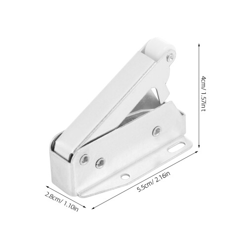 2 Count Push Open Door Catch Spring Loaded Drawer Latch Spring-Loaded 1