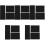 50 Pcs Finger Skateboard Sticker Replaceable Foam 4