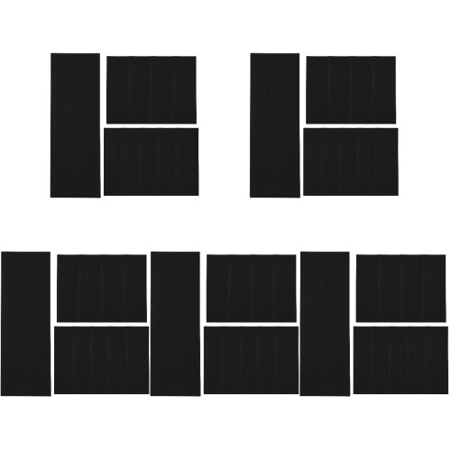 50 Pcs Finger Skateboard Sticker Replaceable Foam 2