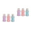 6 Pcs Lockable Nail Polish Remover Plastic Dispenser 6