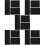 50 Pcs Finger Skateboard Sticker Replaceable Foam 9