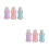 6 Pcs Lockable Nail Polish Remover Plastic Dispenser 3