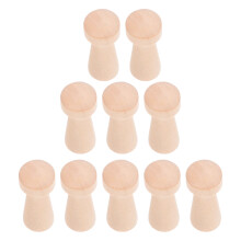 40Stk Beige Holz Wandhaken Robust Für Bad Wohnzimmer