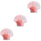 3Pcs Pink Plush Shell Hugging Throw Pillow Comfortable Home Decor 7