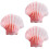 3Pcs Pink Plush Shell Hugging Throw Pillow Comfortable Home Decor 8