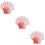 3Pcs Pink Plush Shell Hugging Throw Pillow Comfortable Home Decor 11