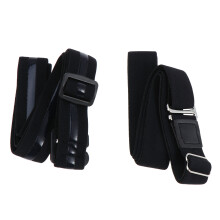 4Pcs Durable Black Nylon Shirt Stays Belt Non-Slip Clip for Men Women