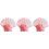 3Pcs Pink Plush Shell Hugging Throw Pillow Comfortable Home Decor 6