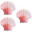 3Pcs Pink Plush Shell Hugging Throw Pillow Comfortable Home Decor 9