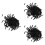 750 Pcs Thread Protection Cap Rubber Round Silk 6