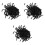 750 Pcs Thread Protection Cap Rubber Round Silk 3