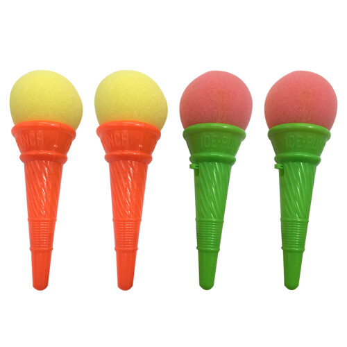 4Stk -Katapultbälle Eiscreme Shooter Kinder