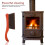 2 Unidades Cepillo Limpieza Chimenea Con Mango Madera Y Recogedor 7