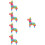 5Pcs Paper Pinata Toy Assorted Candy Gift Box 8