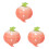 3Pcs Shaped Ceramic Dessert Plates Snack Serving Dish Tray 2