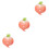 3Pcs Shaped Ceramic Dessert Plates Snack Serving Dish Tray 5