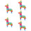 5Pcs Paper Pinata Toy Assorted Candy Gift Box 10
