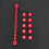 4 Pcs Durable Plastic Scoring Units For Table Soccer (Red) 11