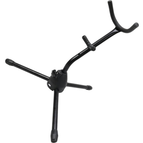 Foldable Tenor Saxophone Stand Black Metal For Practice 1pack