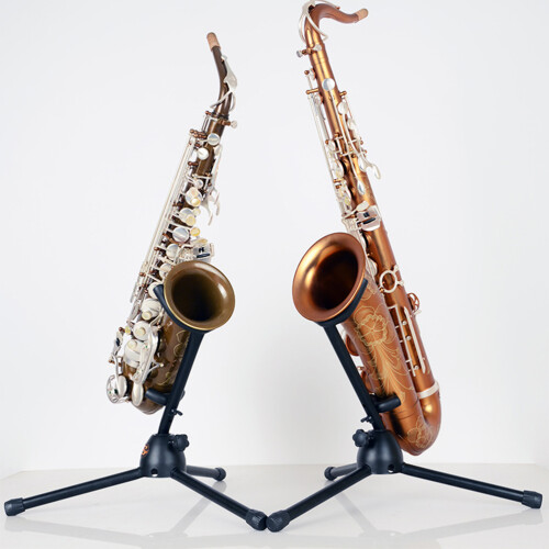 Foldable Tenor Saxophone Stand Black Metal For Practice 1pack 2
