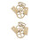 2 Pack Tiny Fairy Doors Window Decorative Wood Chips 5