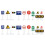 80Pcs ABS Mini Road Signs Models Kids Traffic Set 1