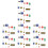 80Pcs ABS Mini Road Signs Models Kids Traffic Set 4