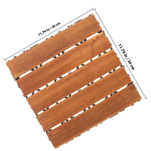 Deck Tile Außenbodenbelag Mehrzweck Verriegelung 1