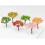 10Pcs Landscape Model Flower Trees Green Scenery Tree 3