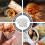50 Sheets Burger Paper Plate Waterproof Wrapping Paper 10