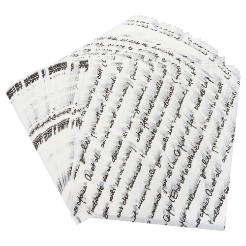 50 Sheets Burger Paper Plate Waterproof Wrapping Paper 2