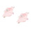 2Stk Baby Schmusetuch Plüsch Rosa & Spielt 7
