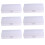 6Pcs Clear Plastic Containers with Lids Storage Boxes for Home 4