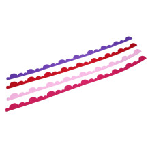 4 Pcs Blackboard Border Strip Three-Dimensional Lace Wavy Border Trim
