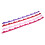 4 Pcs Blackboard Border Strip Three-Dimensional Lace Wavy Border Trim 1