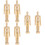 3 Pieces Drawing Tools Proportional Size Mannequin 7