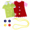 4 Pcs Stitching Button Toys Threading Sewing Game 2