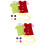 4 Pcs Stitching Button Toys Threading Sewing Game 8
