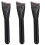 3 Pcs Bright Black Wooden Handle Makeup Brush Set For Foundation 5