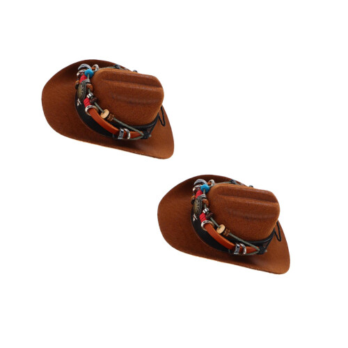 2Stk Robuste Polyester Cowboy Für Auto Innenraum Western Stil 2