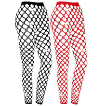 2Pièces Collants Résille Femme Taille Nylon