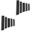10Pcs Durable Cutter Protection Covers Black with Soft Flocking Lining 5