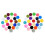200 Pcs Banner Sticker Applique Clothing Pants 2