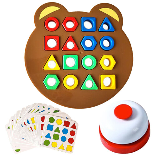 5 Sets Shape Matching Game Toddler Educational Toy
